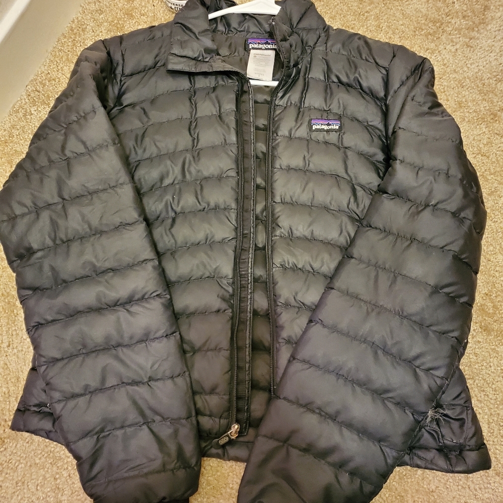 Womens black Patagonia coat size small